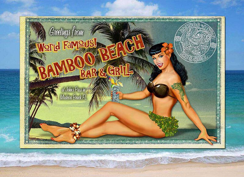 Bamboo Beach Bar & Grill Banner